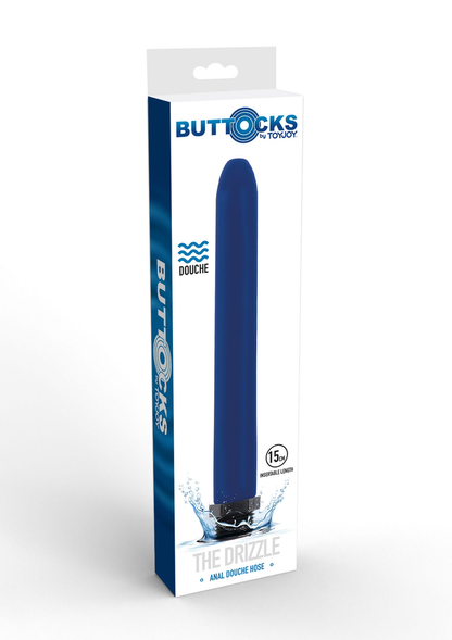 ToyJoy Buttocks The Drizzle Anal Douche 15cm BLUE - 7