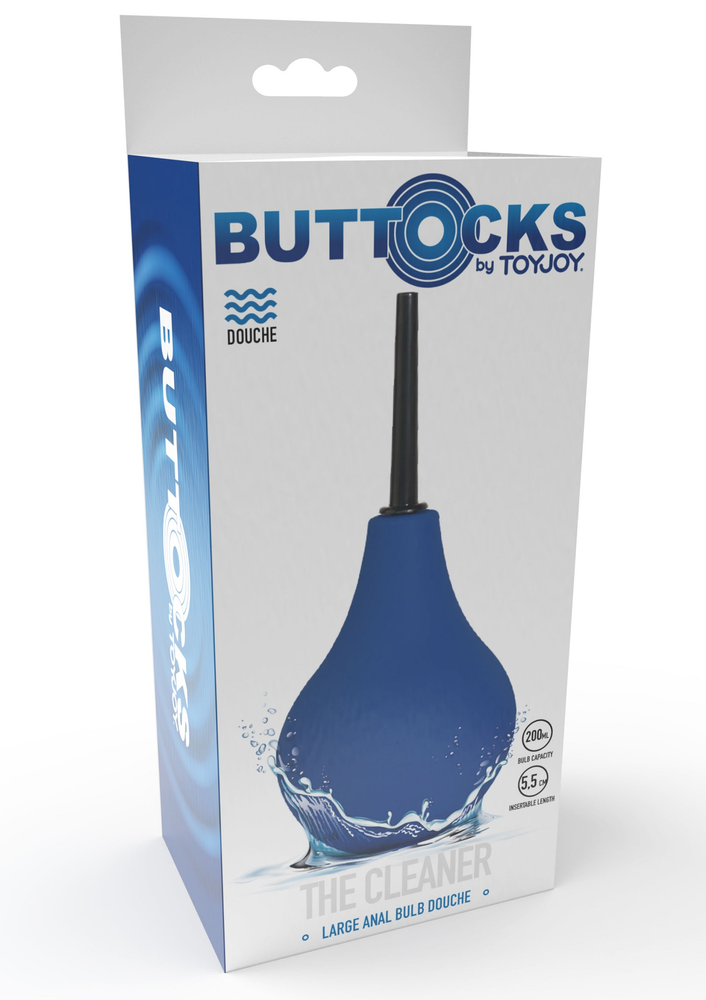 ToyJoy Buttocks The Cleaner 200ml Anal Douche BLUE - 7