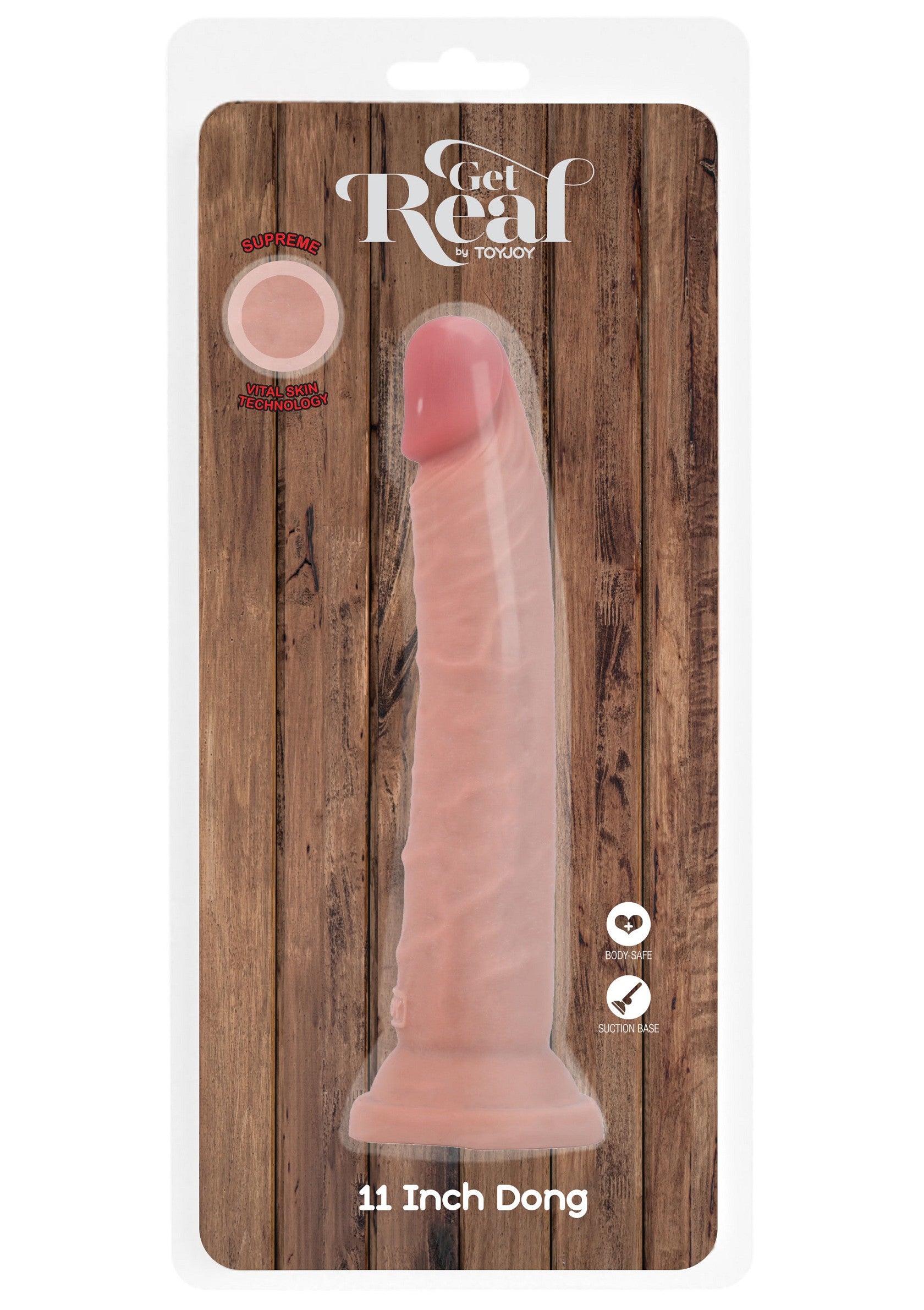 ToyJoy Get Real Deluxe Dual Density Dong 11' SKIN - 1