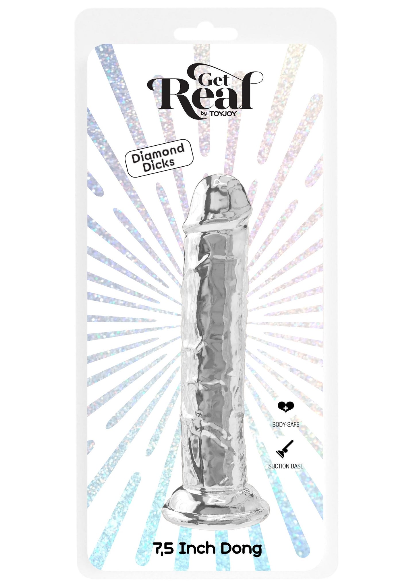ToyJoy Get Real Clear Dong 7.5' TRANSPA - 3