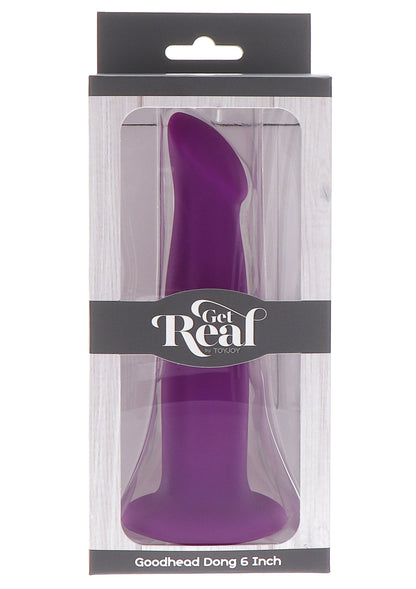 ToyJoy Get Real Goodhead Dong 6' PURPLE - 0