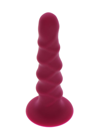 ToyJoy Get Real Ribbed Dong 6' RED - 6