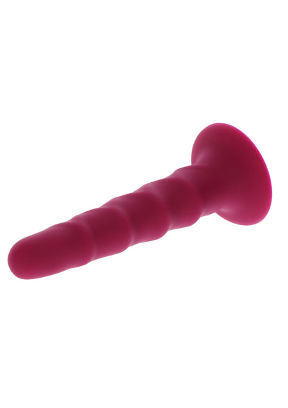 ToyJoy Get Real Ribbed Dong 6' RED - 2