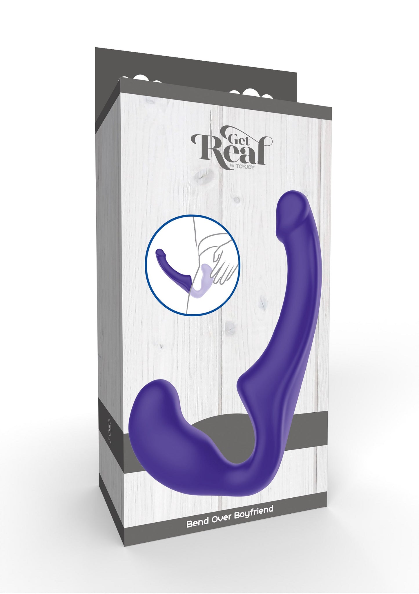 ToyJoy Get Real Bend Over Boyfriend Silicone PURPLE - 5