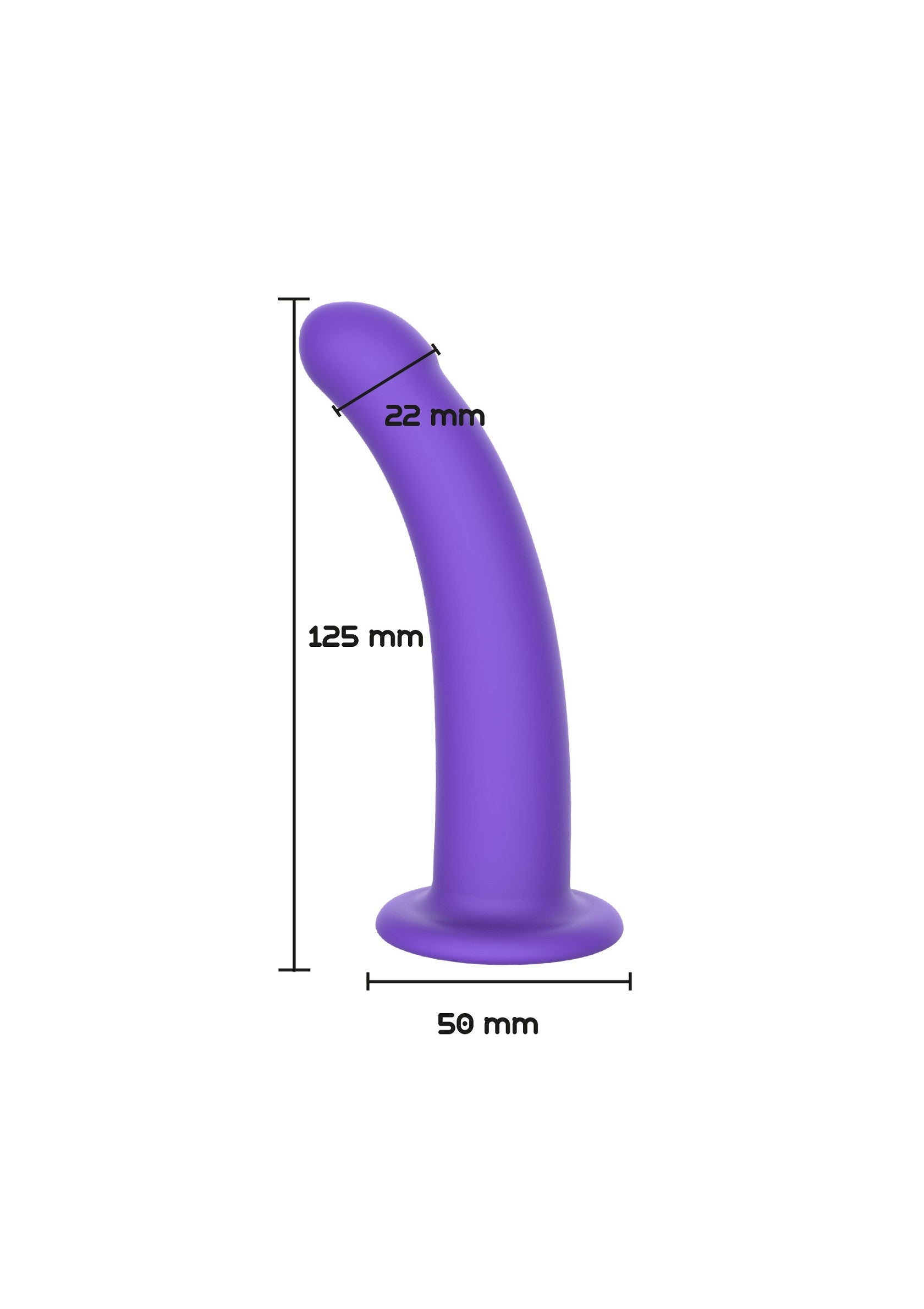 ToyJoy Get Real Harness Dong S PURPLE - 3