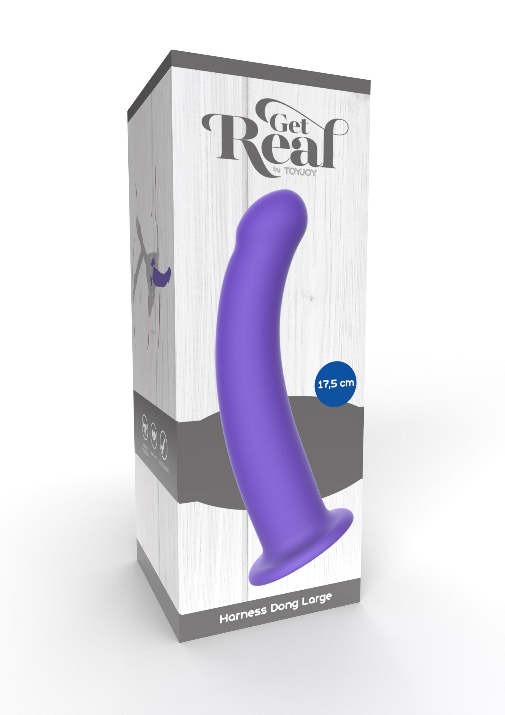 ToyJoy Get Real Harness Dong L PURPLE - 4