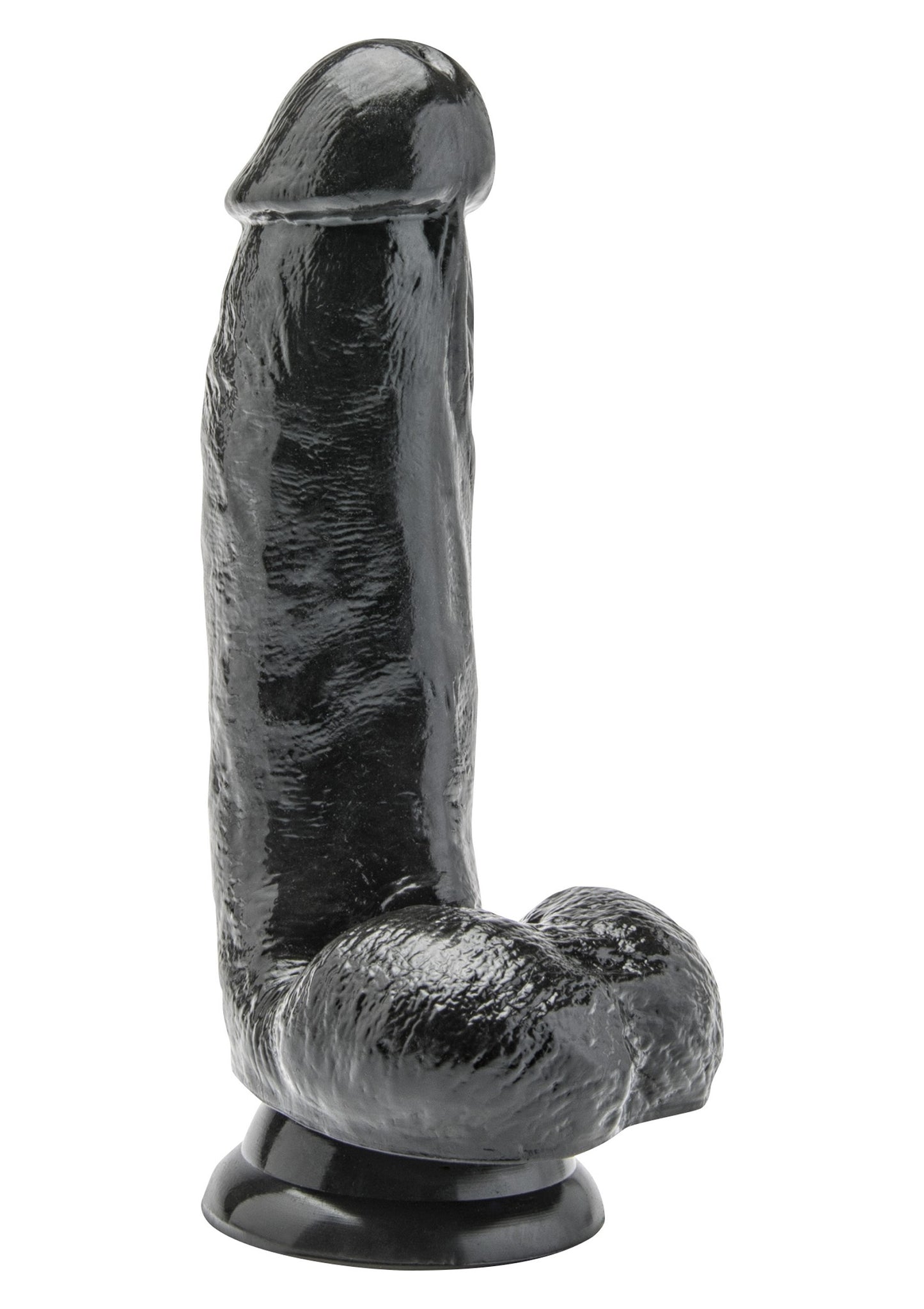 ToyJoy Get Real Dildo 6' with Balls BLACK - 2