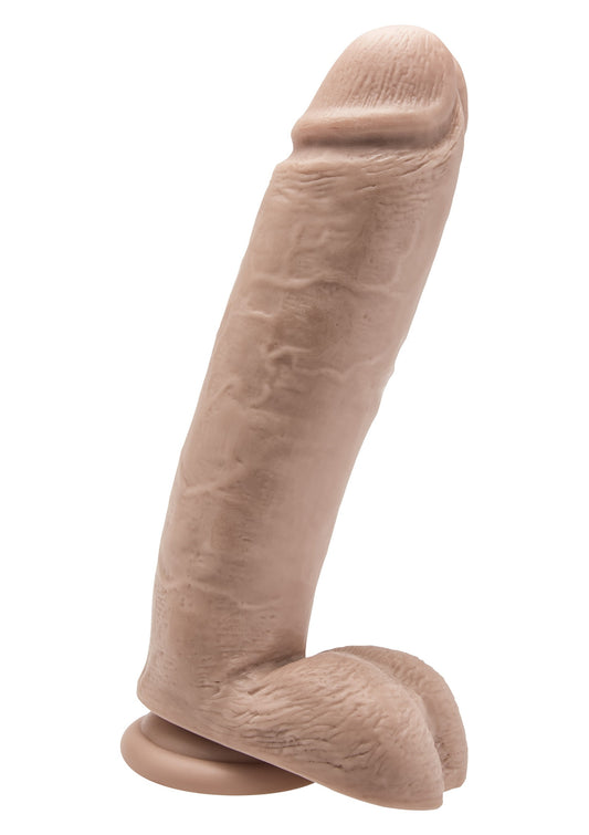 ToyJoy Get Real Dildo 10' with Balls - Lichte huidskleur