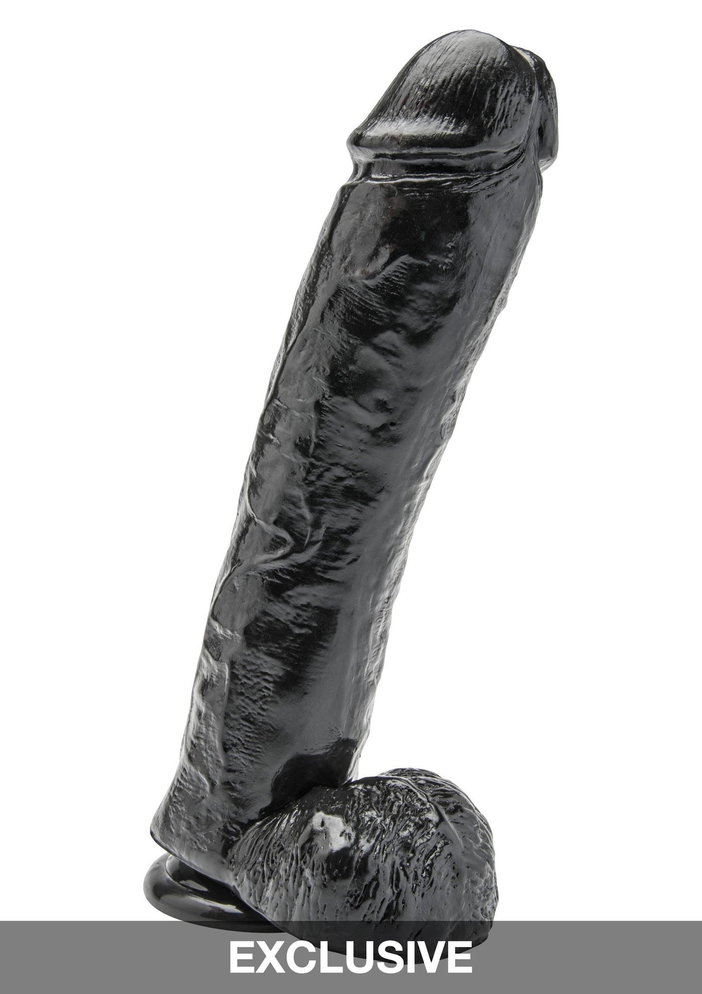 ToyJoy Get Real Dildo 11' with Balls BLACK - 1