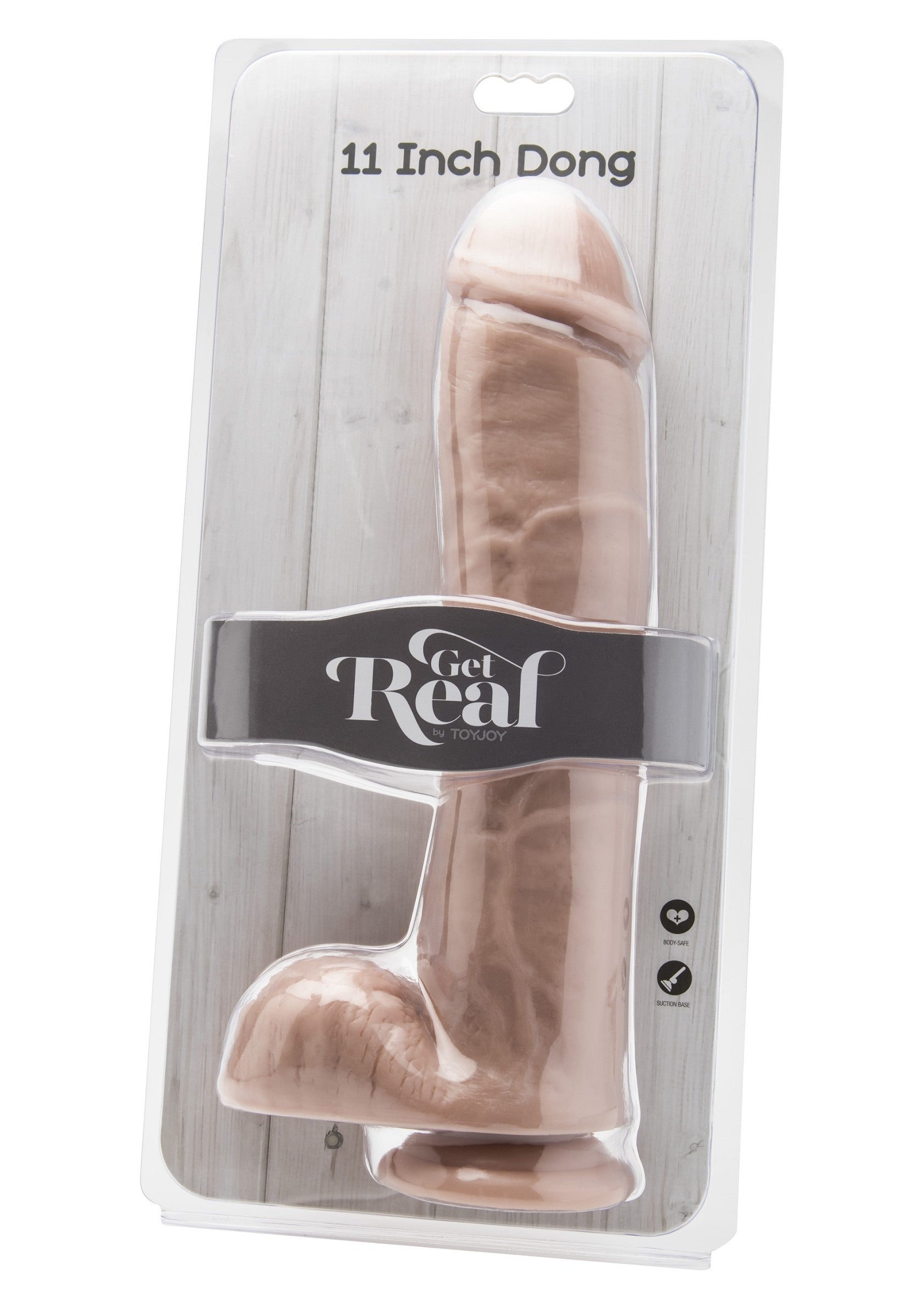 ToyJoy Get Real Dildo 11' with Balls SKIN - 0