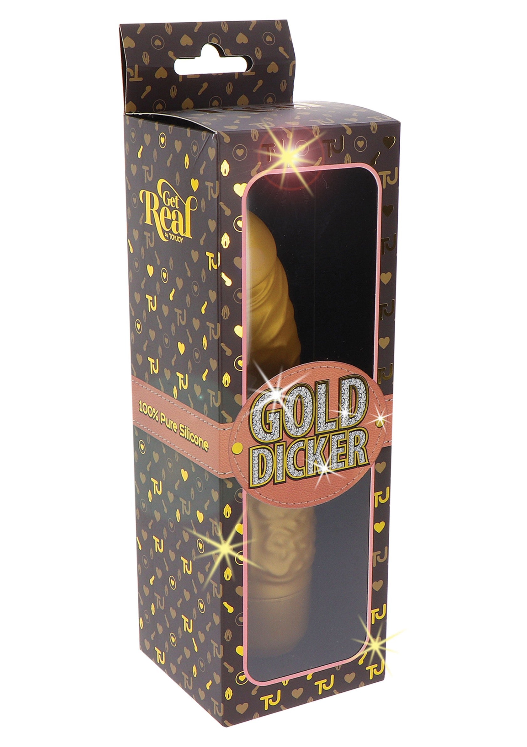 ToyJoy Get Real Gold Dicker Original Vibrator GOLD - 7
