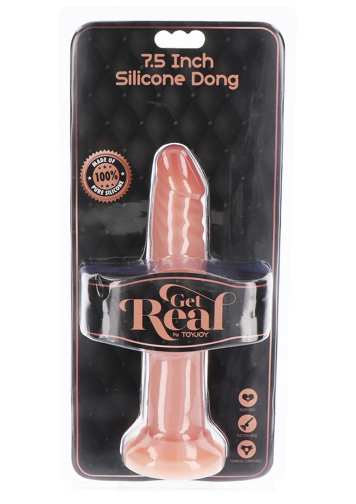 ToyJoy Get Real Silicone Dong 7.5' SKIN - 3