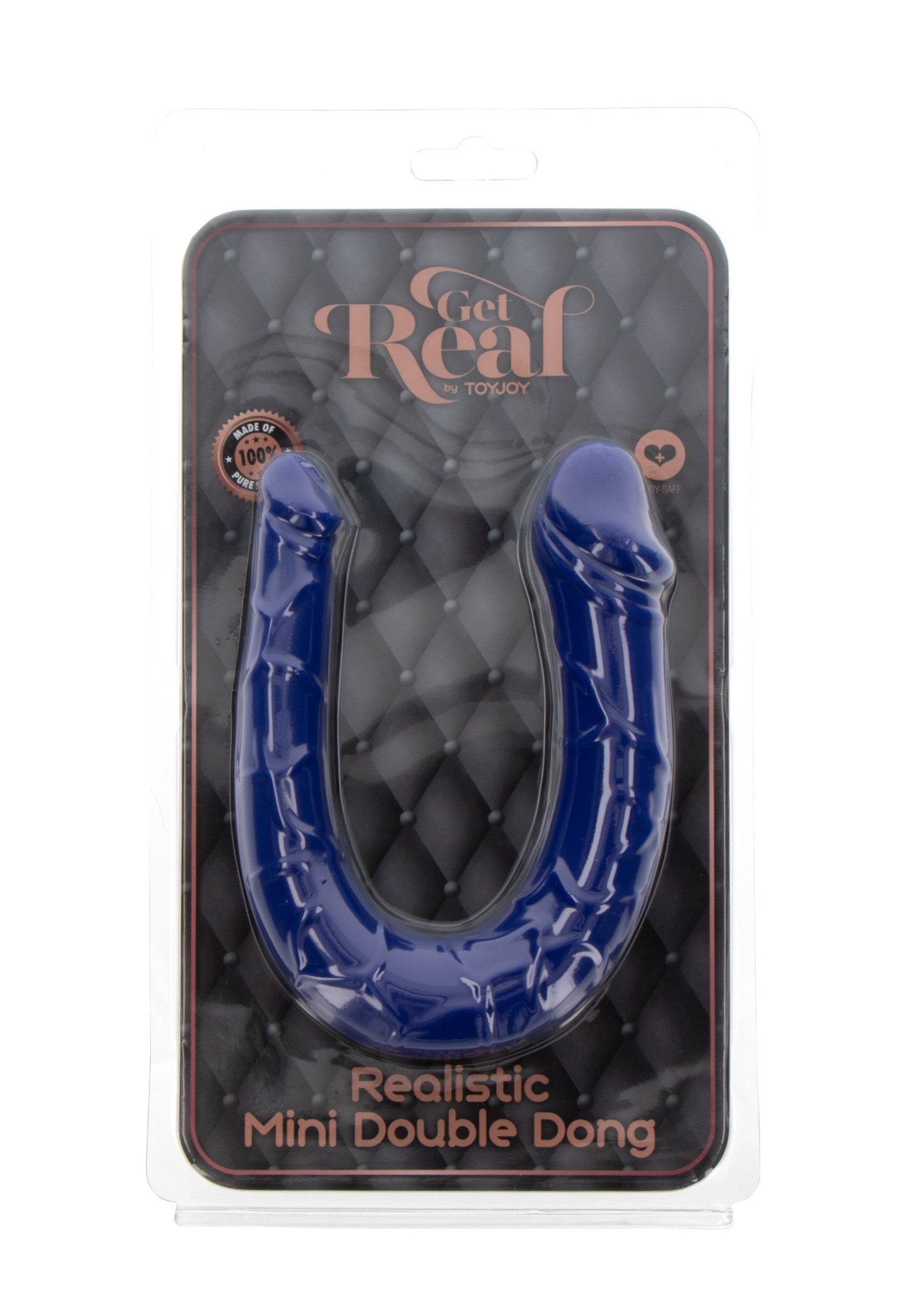 ToyJoy Get Real Realistic Mini Double Dong BLUE - 5