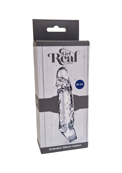 ToyJoy Get Real Extension Sleeve Medium TRANSPA - 3