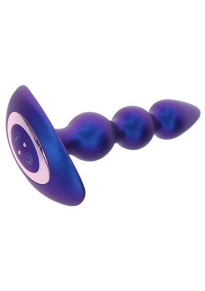 ToyJoy Buttocks The Bold Beaded Vibrating Anal Plug BLUE - 0