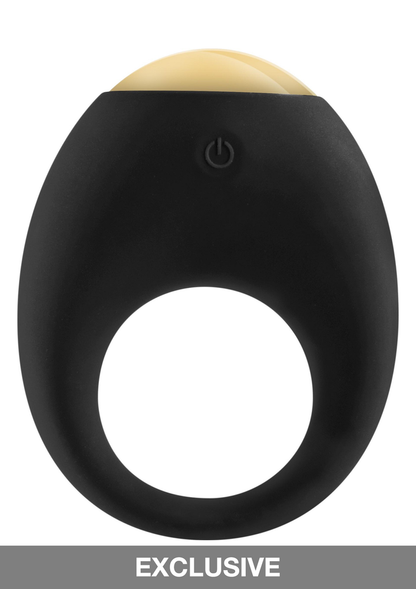 ToyJoy Luz Eclipse Vibrating Cock Ring BLACK - 2