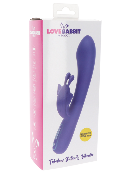 ToyJoy Love Rabbit Fabulous Butterfly Vibrator PURPLE - 6