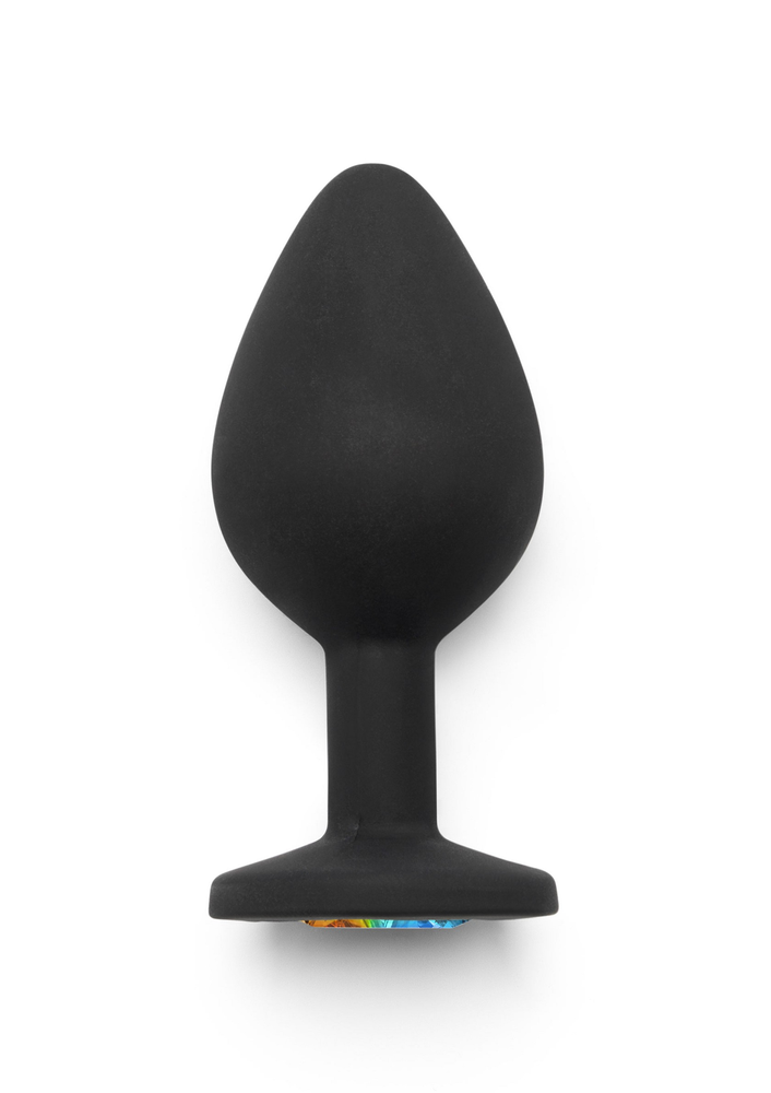 ToyJoy Anal Play Rainbow Booty Jewel Medium BLACK - 3