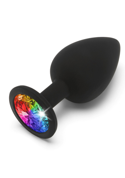 ToyJoy Anal Play Rainbow Booty Jewel Large BLACK - 2