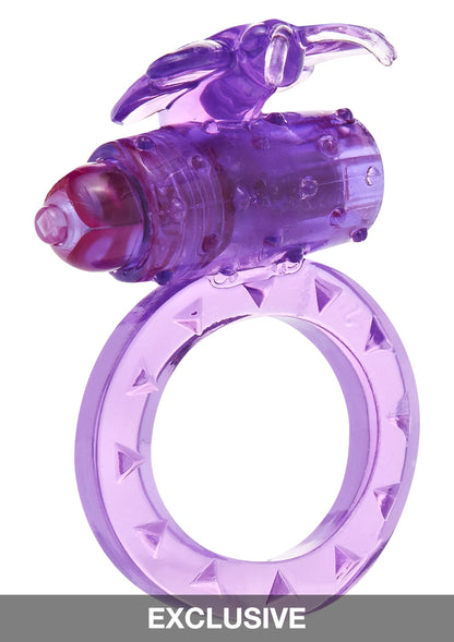 ToyJoy Basics Flutter Ring Vibrating PURPLE - 1