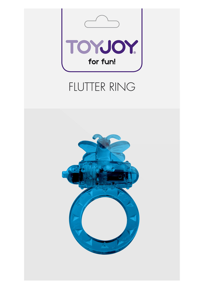 ToyJoy Basics Flutter Ring Vibrating BLUE - 1