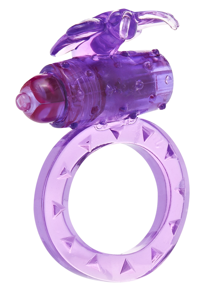 ToyJoy Basics Flutter Ring Vibrating PURPLE - 0