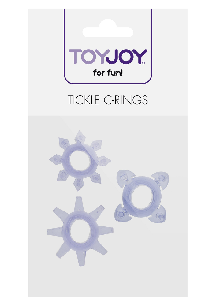 ToyJoy Basics Tickle C-Rings PURPLE - 0