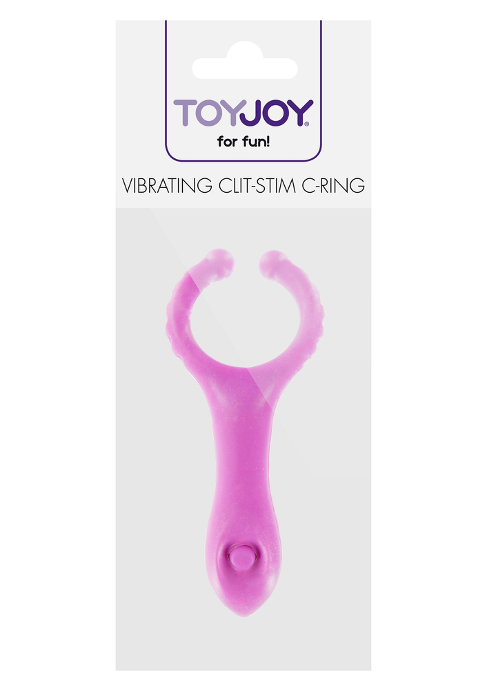 ToyJoy Basics Vibrating Clit-Stim C-Ring PURPLE - 3