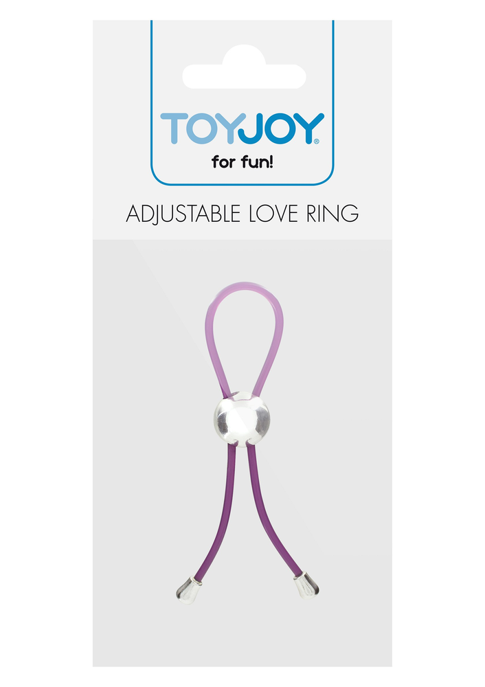 ToyJoy Basics Adjustable Love Ring PURPLE - 2