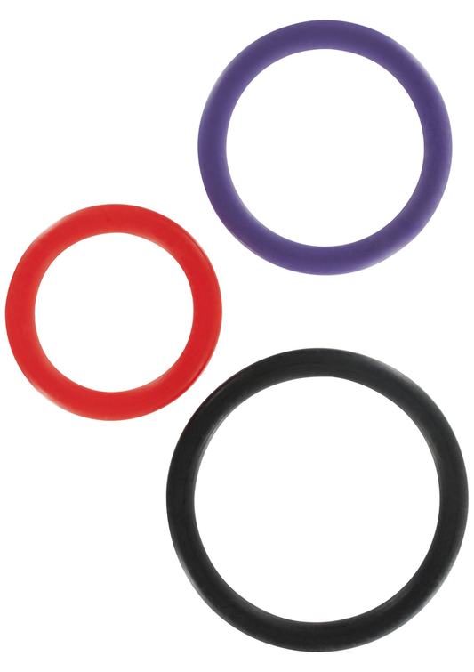 ToyJoy Basics Triple Rings Multicolor 3pcs