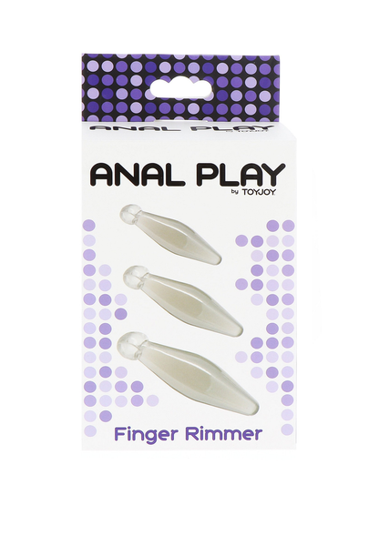 ToyJoy Anal Play Finger Rimmer 3pcs TRANSPA - 1