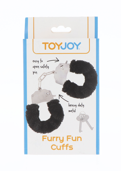 ToyJoy Classics Furry Fun Cuffs BLACK - 3