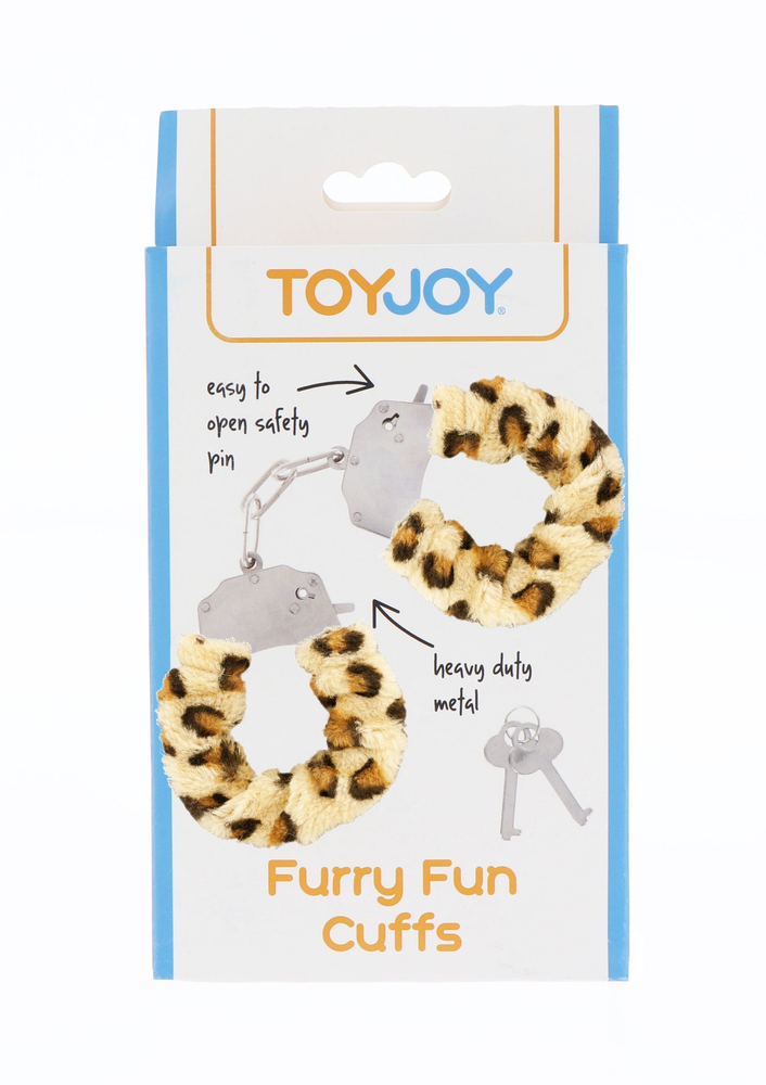 ToyJoy Classics Furry Fun Cuffs LEOPARD - 3