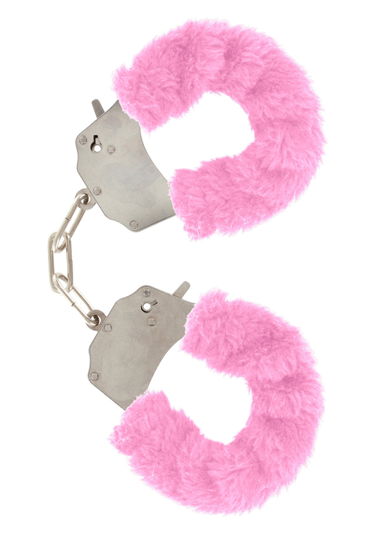 ToyJoy Classics Furry Fun Cuffs - Roze