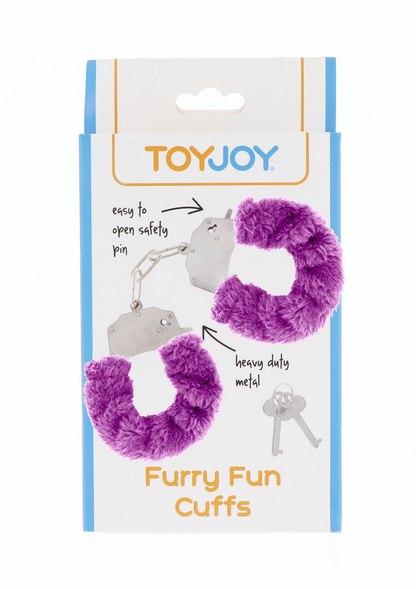 ToyJoy Classics Furry Fun Cuffs PURPLE - 4