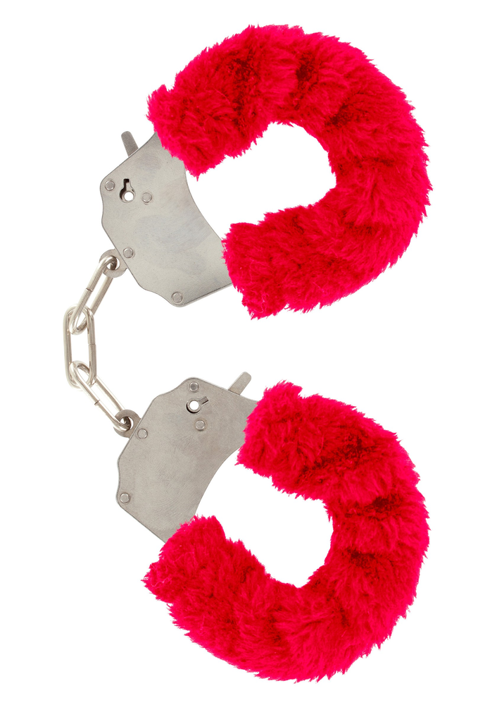 ToyJoy Classics Furry Fun Cuffs RED - 1