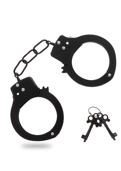 ToyJoy Classics Metal Handcuffs BLACK - 4