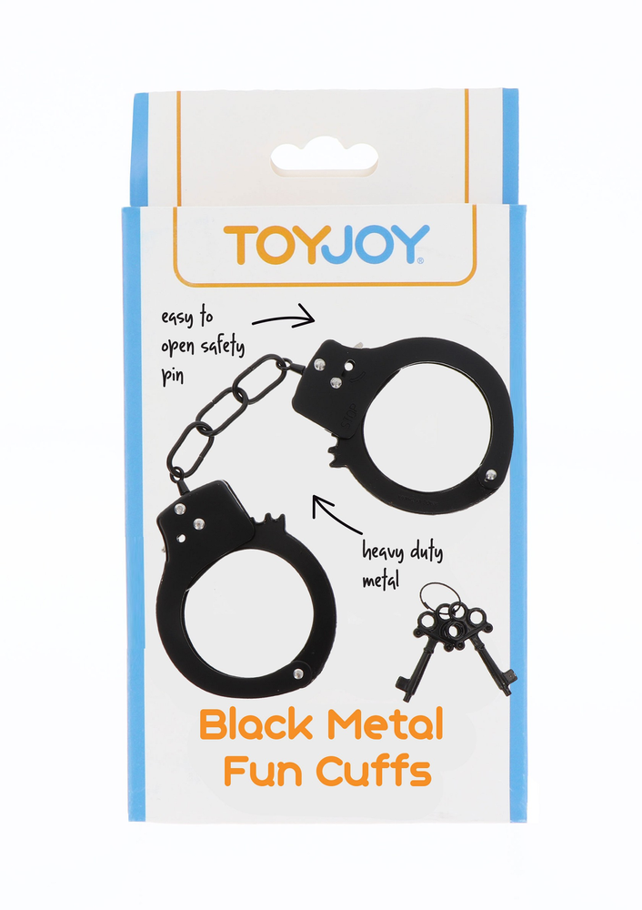 ToyJoy Classics Metal Handcuffs BLACK - 1