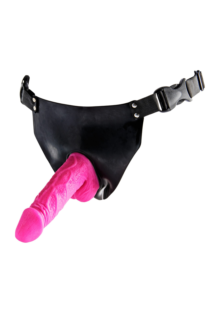 ToyJoy Classics Powergirl Vibrating Strap-On PINK - 2