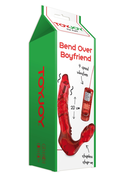 ToyJoy Classics Bend Over Boyfriend Vibrator RED - 1