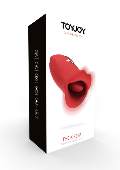 ToyJoy Designer Edition The Kisser Stimulator RED - 4