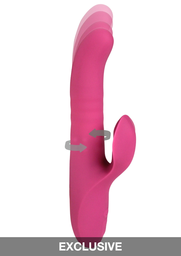 ToyJoy Designer Edition Venus Thrusting-Rotating Vibe PINK - 1