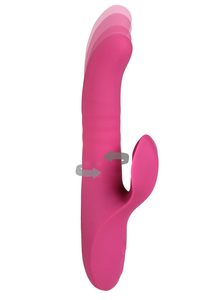 ToyJoy Designer Edition Venus Thrusting-Rotating Vibe PINK - 4