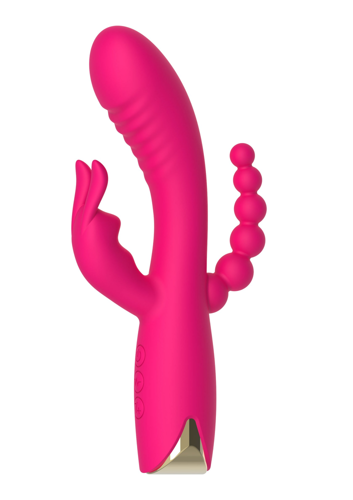 ToyJoy Designer Edition Aphrodite Triple Vibrator PINK - 8