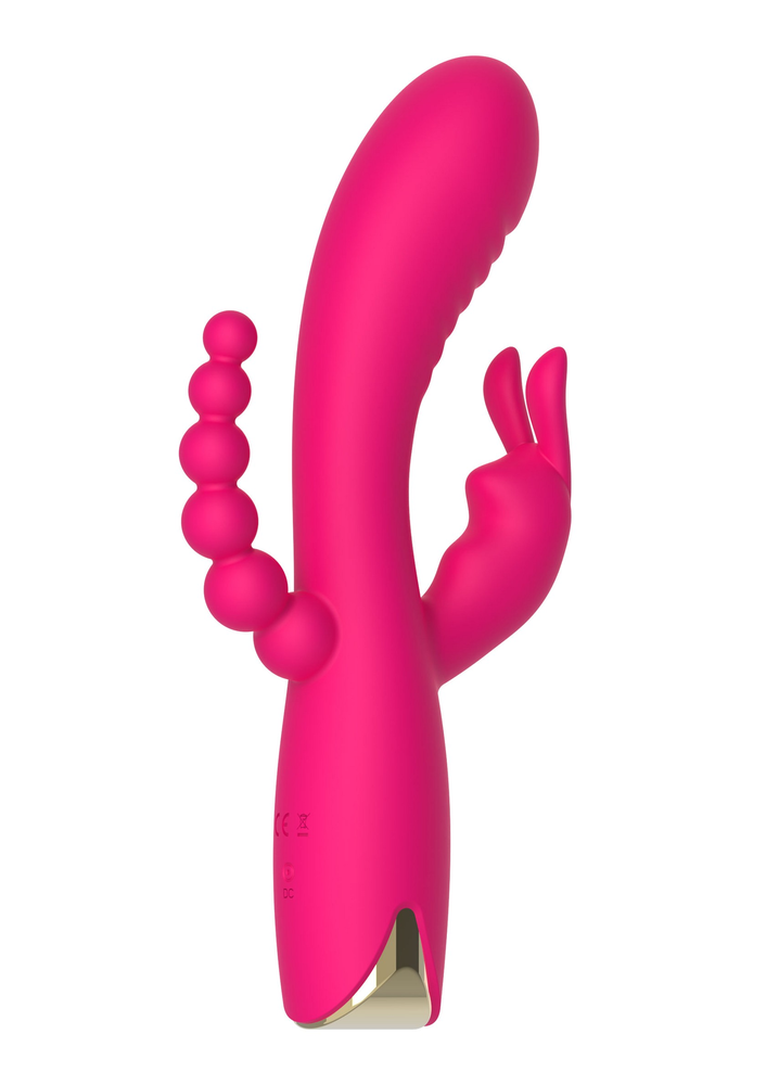 ToyJoy Designer Edition Aphrodite Triple Vibrator PINK - 4