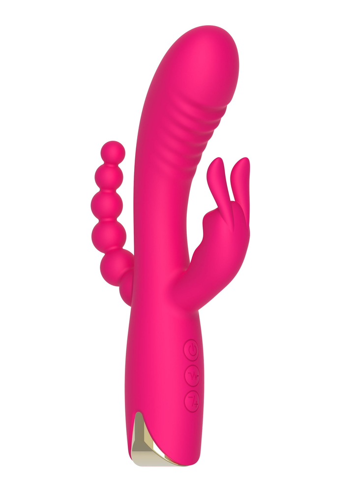 ToyJoy Designer Edition Aphrodite Triple Vibrator PINK - 1