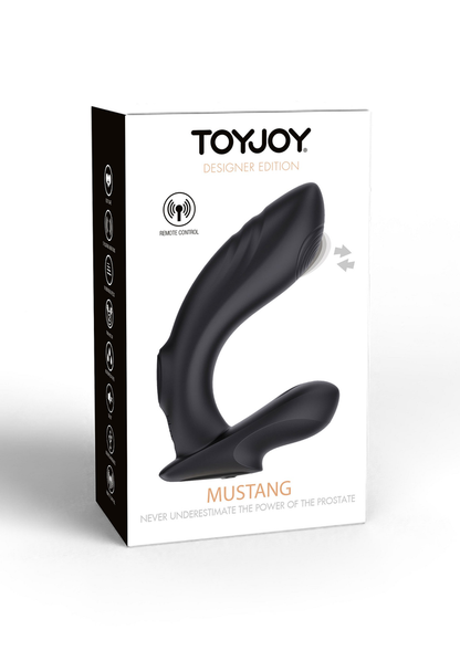 ToyJoy Designer Edition Mustang Prostate Massager BLACK - 6