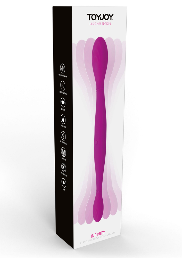 ToyJoy Designer Edition Infinity Double Dildo PINK - 2