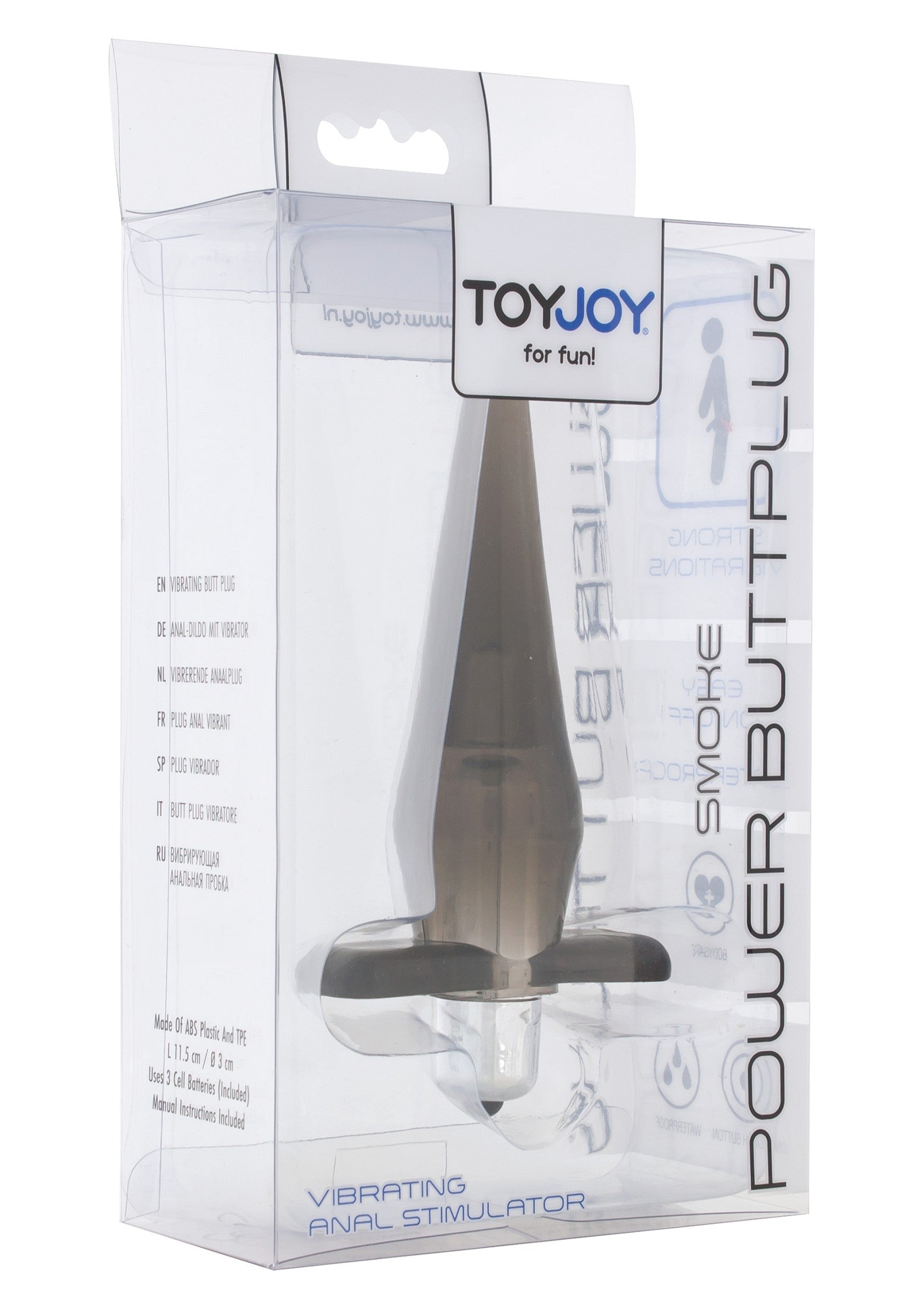 ToyJoy Manpower Power Buttplug GREY - 2