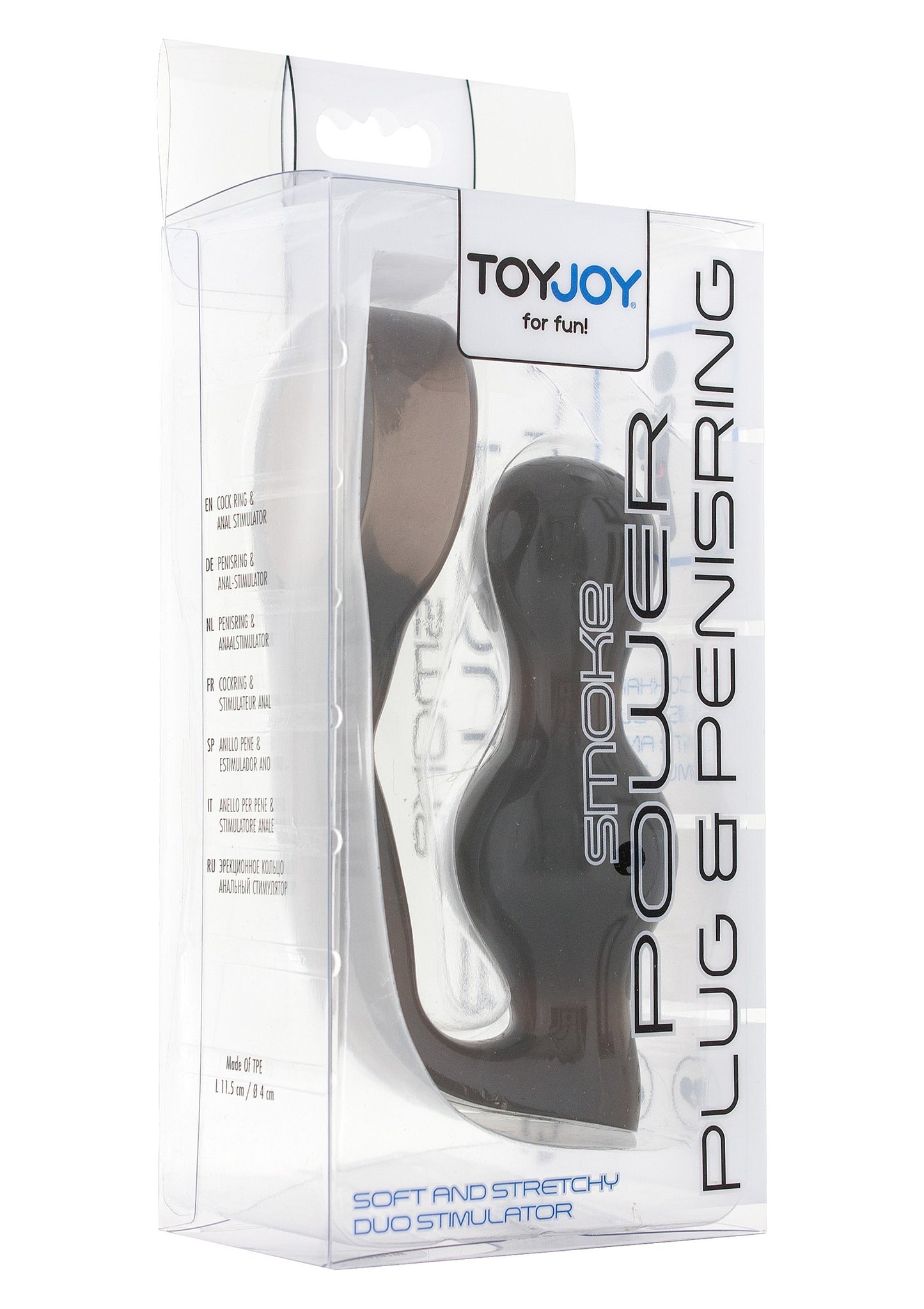 ToyJoy Manpower Power Plug & Penisring GREY - 2